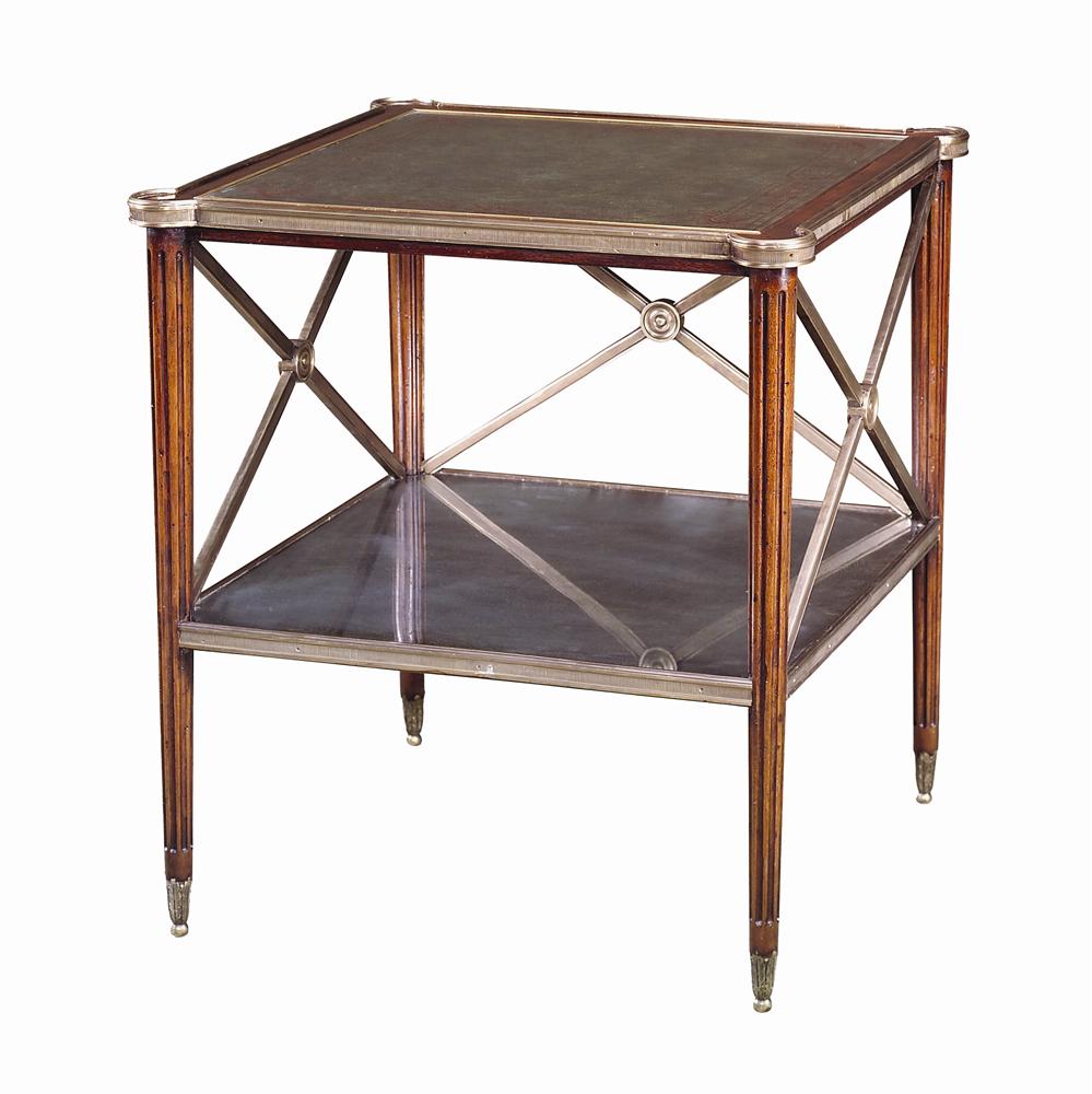 Theodore Alexander Tables 5052017 Square Paneled Side Table Baer's